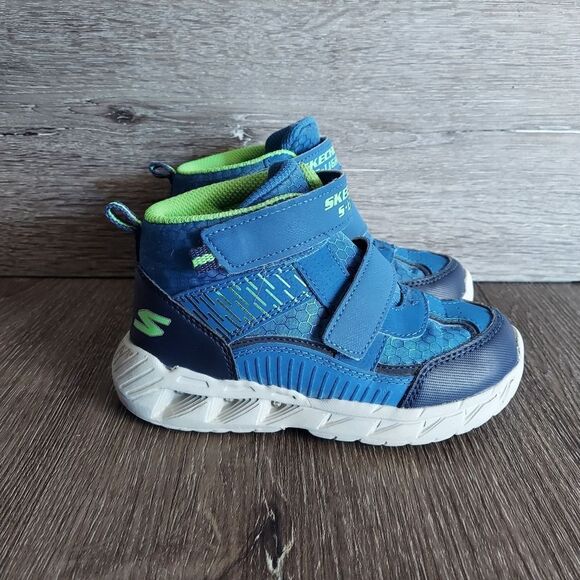 Skechers Magna Lights Boots Light Up Sneakers Size 10 - Picture 1 of 9